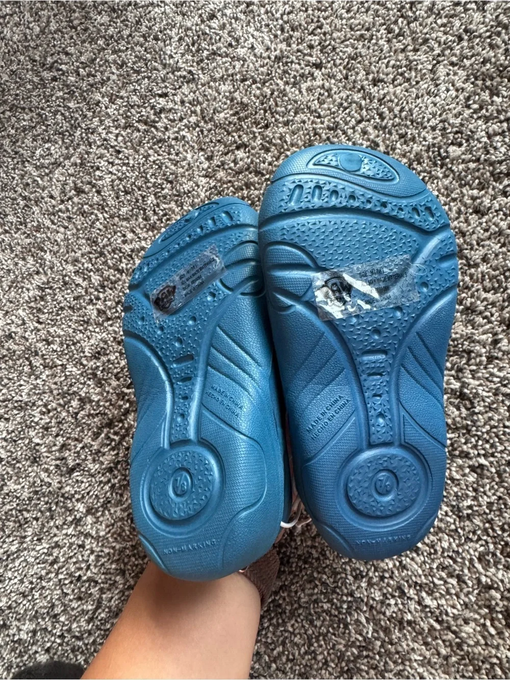 NEW Paw Patrol Blue Kids Slip-On Clogs